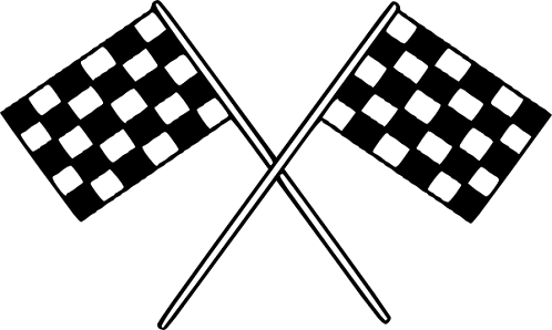 Flaming Black And White Checkered Flag Tattoo Used In Motor Sport  Conceptual Of The Flames From The Exhausts Of The Speeding Bikes And Cars  Vector Illustration Royalty Free SVG Cliparts Vectors And