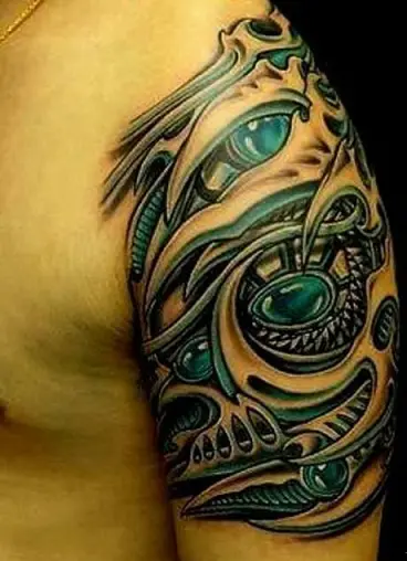 40 Most Creative And Beautiful Biomechanical Tattoo Meanings  Designs   Saved Tattoo