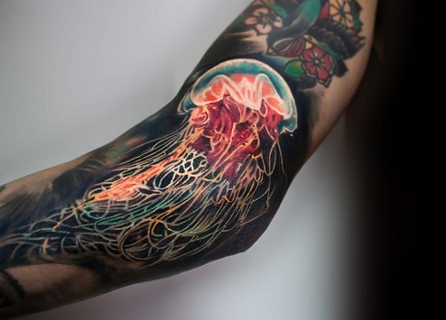 75 Unique Jellyfish Tattoos, Ideas, & Meaning - Tattoo Me Now