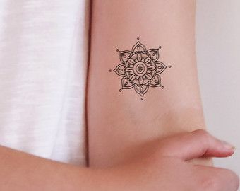 small mandala tattoo design