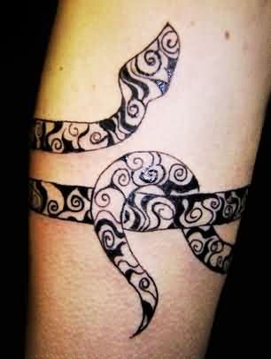 Snake armband tribal tattoo