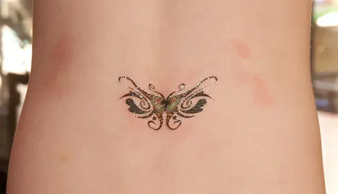 Tribal Belly Button Tattoo For Girls