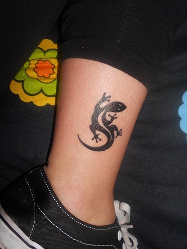 Spectacular Gecko Tattoo Design