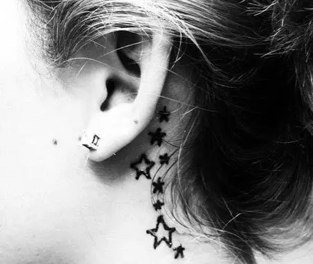 What Does Star Tattoo Behind Ear Mean  Represent Symbolism