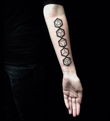 Symbolic Abstract Tattoo Design