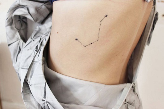 Tattoo Cosmos and Constellation