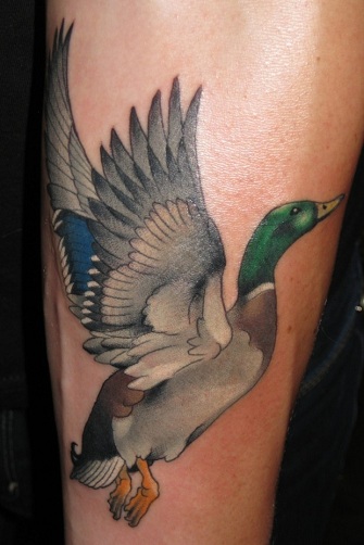 Tribal Duck Tattoo