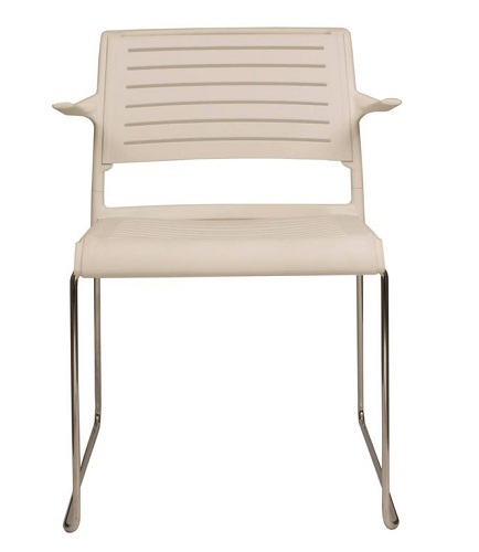White Stackable Chairs