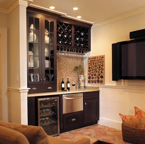 Wine Shelf Kitchen Cupboard Design