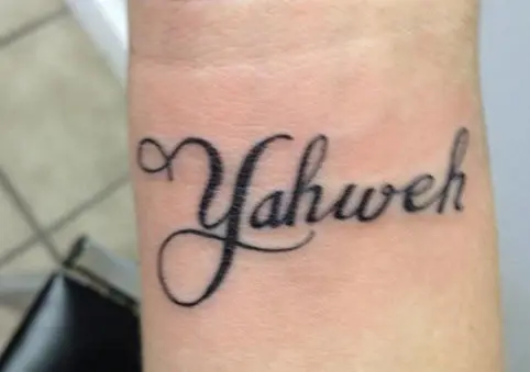 YAHWEH IN THE FLAMEALPHABET  Patriotic Pain Tattoo  Facebook