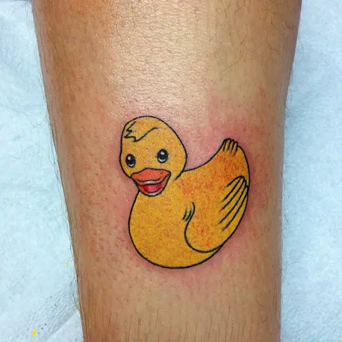 My Duck Fieri rubber duck tattoo  rrubberducks