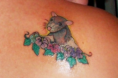 Adorable Rat Tattoo Designs