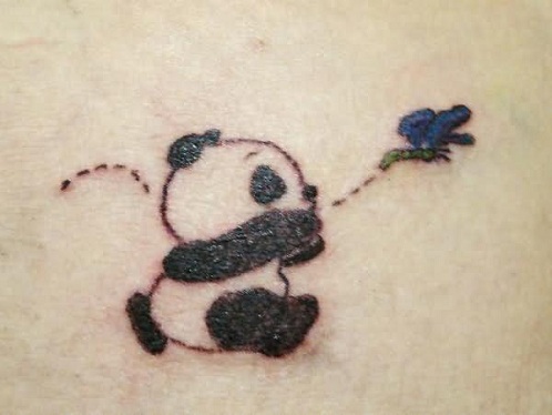 Baby Panda Tattoo Designs