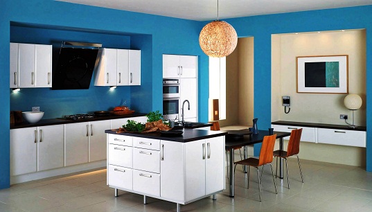 kitchen design with hall