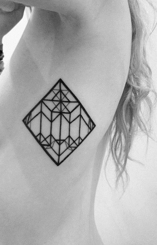 Geometry Tattoo with Lines