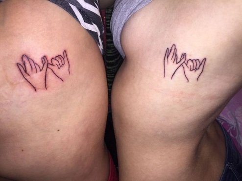 Inspiring Mother Daughter Tattoo Design