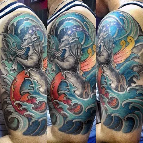 Jeff Norton Tattoos  Tattoos  Misc  Old Man and the Sea inspired half  sleeve