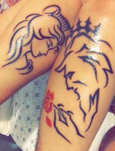 King and Queen Portrait Tattoos