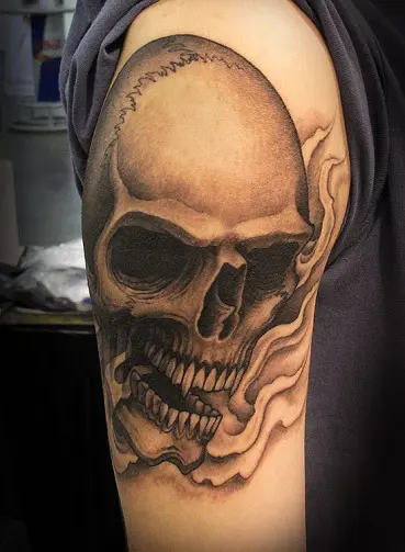 Grim Reaper Temporary Tattoo  WannaBeInkcom