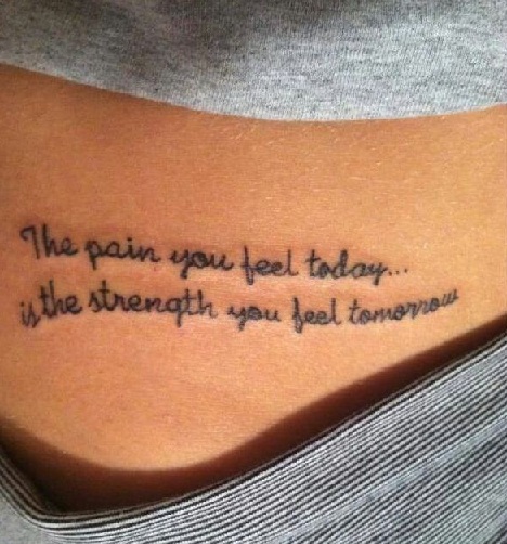 Motivating Quotes Tattoo Designs