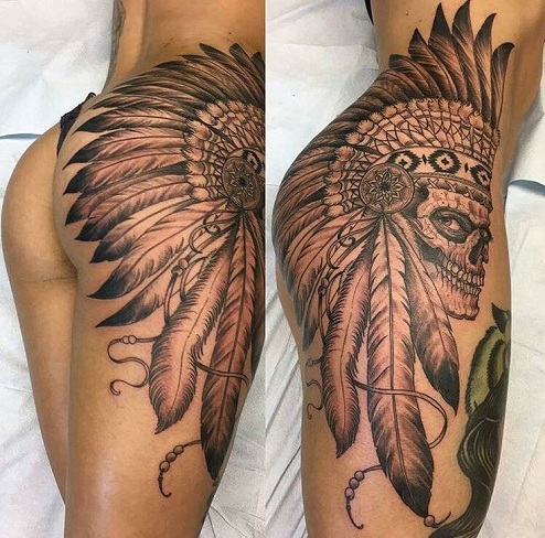 Outstanding Native American Tattoos Design