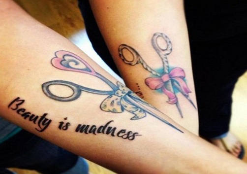 Powerful Mother Daughter Tattoo Design