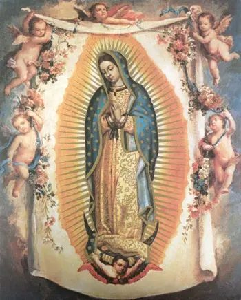 Virgin Mary tattoo