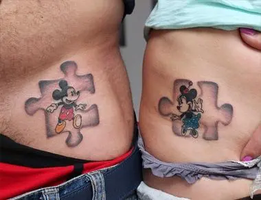 mickey and minnie tattoos by chinchillin17 on DeviantArt