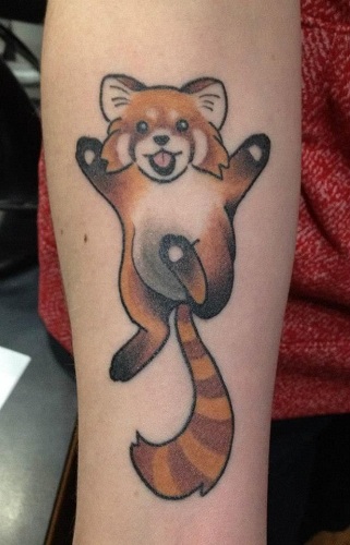Red Panda Tattoo Designs