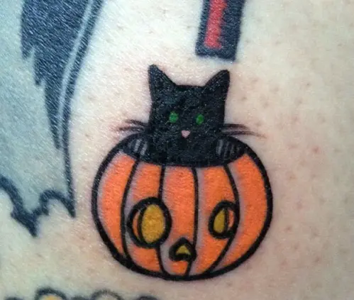 pumpkin tattoo ig dannikru  Pumpkin tattoo White tattoo Tattoos