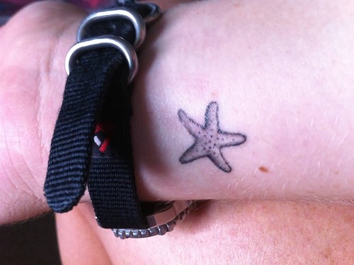 Small Ocean Starfish Tattoo Design