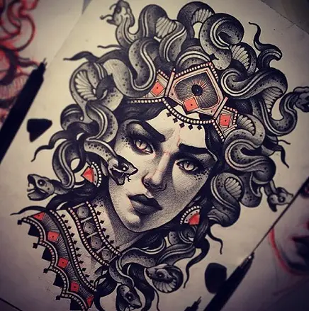 9 Beautiful And Scary Medusa Tattoo Designs | Styles At Life