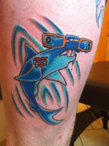 Traditional hammerhead by Adam Hudson at OSC Tattoo Stourbridge UK   Type tattoo Shark tattoos Traditional tattoo