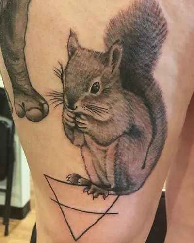 Flying squirrel by Ben  Ben Around Tattoos  Facebook