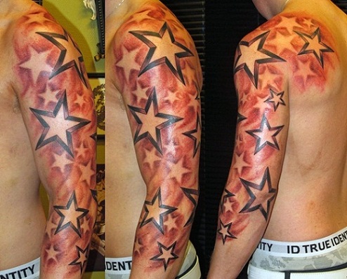 Burning Star Tattoo