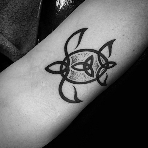 Celtic Knot Turtle Tattoo