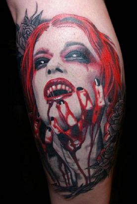 vampire tattoos for women