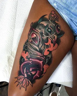 9 Beautiful Tattoos On Dark Skin For Males And Females Styles At Life