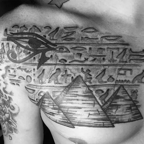 Pyramid Tattoos Meanings Designs and Ideas  TatRing
