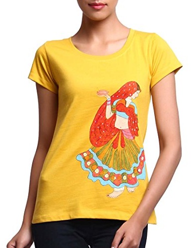 Heavenly Yellow T-Shirt for Women