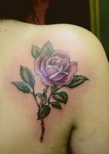 Inspiring Rose Vine Tattoo Design