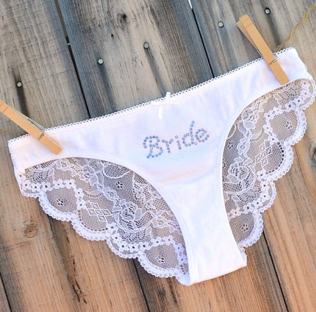 Lace Back Bridal Panty
