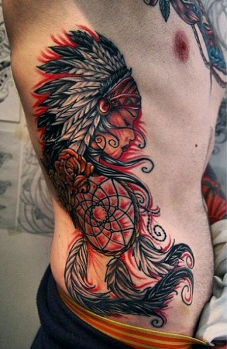 Flower Tattoos : Flower side tattoo – 50 Rib Tattoos for G… | Flickr