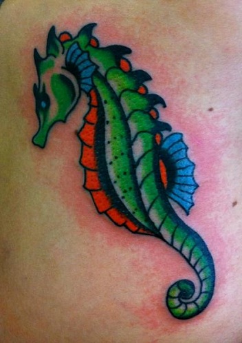9 Colorful Seahorse Tattoos Meaning, Designs And Ideas | Styles At Life