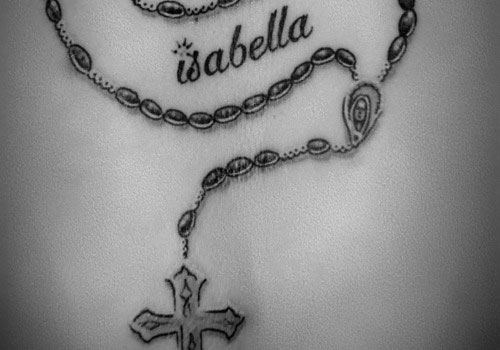 75 Enlightening Forms Of Rosary Tattoos That Will Restore Your Faith