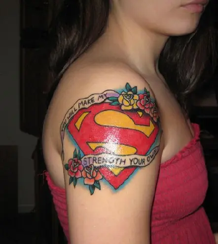 40 Super Cool Superhero Tattoos That Will Blow Your Mind  Animated Times
