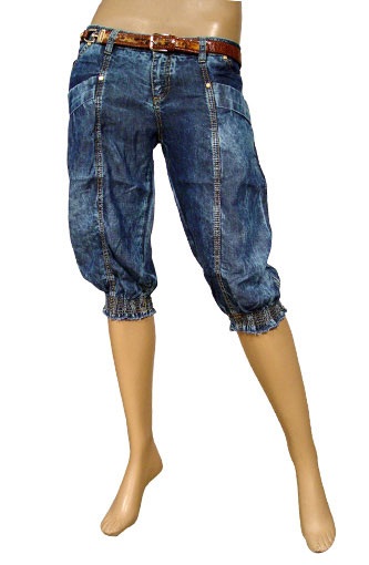 Damen Bekleidung Jeans Capri-Jeans und cropped Jeans DIESEL Denim Andere materialien jeans in Blau 