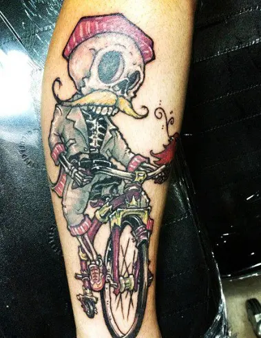 Esqueleto Biker Tattoo