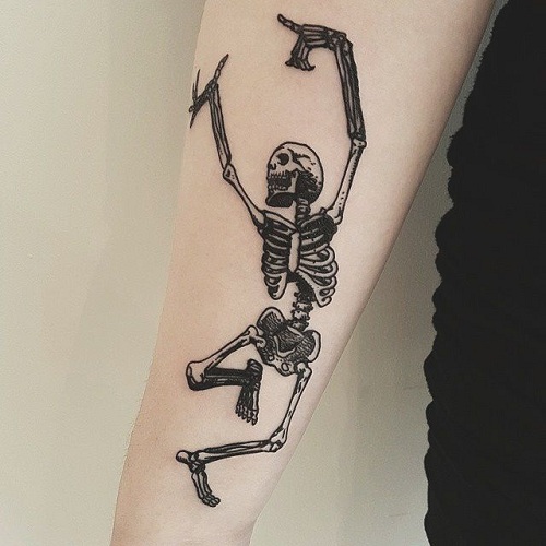 The Dance Of Death tattoos skeleton woman bat HD wallpaper  Peakpx