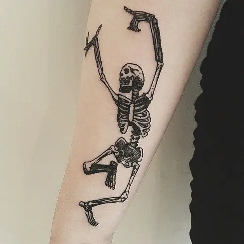 9 Eye-Catching Skeleton Tattoo Designs, Ideas And Meanings